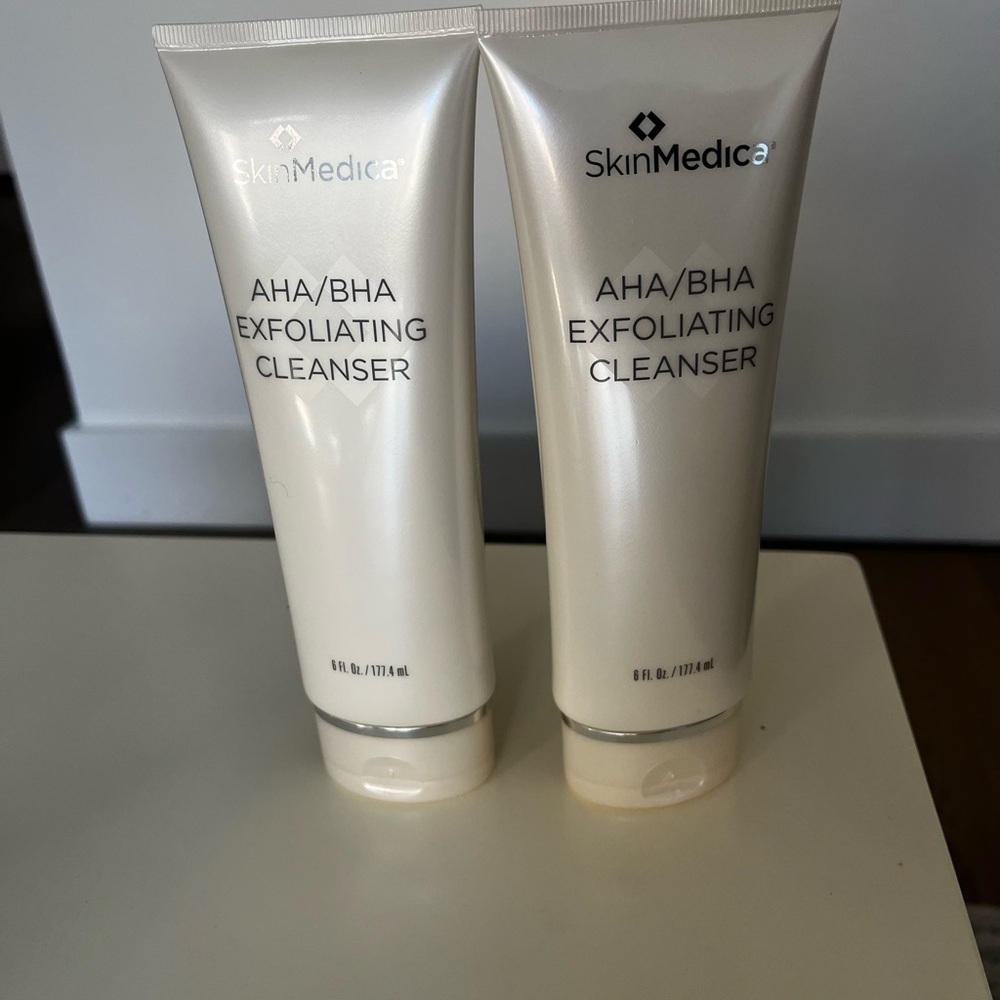 SkinMedica AHA/BHA Exfoliating Cleanser (set of two - 6 fl. oz.) - brand new